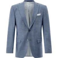 CARL GROSS Slim Fit 2-Knopf-Sakko Modell 'Shelby', Blau, 25