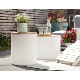 8 seasons DESIGN Shining Elegant Pot 60 x 40 cm Weiß