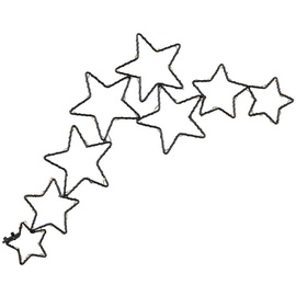 STAR TRADING LED-Dekoleuchte Stella 8 Sterne, Batteriebetrieb