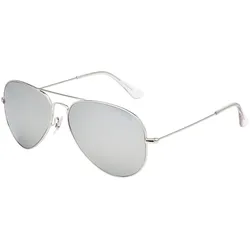 iVIATOR Sunglasses-Silver-127 Silver Mirror