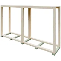 Kiehn-Holz Kaminholzregal 194 x 43 x 110 cm beige