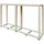 Kiehn-Holz Kaminholzregal 194 x 43 x 110 cm beige