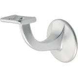 Hermeta Handlaufträger 3503 Alu.silberf.elox.D.Wandplatte 56mm ger.Auflage