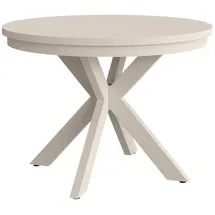 beautysofa Bilbao Ø 100–180 cm beige