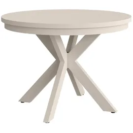 beautysofa Bilbao Ø 100–180 cm beige