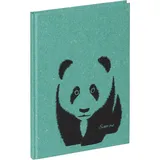 Pagna Save me Panda 128S dotted lines, Grün, DIN A5