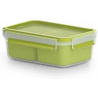 Emsa Lunchbox CLIP & GO transparent/grün 0,55 l, 1 St.