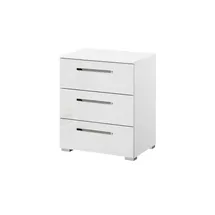 Sconto Nachtschrank Aldono 50 x 42 x 61 cm Weiß