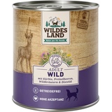 Wildes Land Classic Adult Wild mit Kürbis, Preiselbeeren, Wildkräutern und Distelöl 12 x 800 g