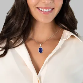Rafaela Donata Kette mit Anhänger K179 blau / Silber