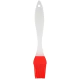 Msagkah Silikon Backpinsel, Silikon Öl Butter Pinsel, hitzebeständiger Pinsel für BBQ, Grill, Backen, Kochen (Rot)