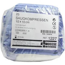 Meditrade Saugkompressen unsteril 10 x 10 cm 25 St.