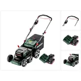 Metabo RM 36-18 LTX BL 46 Akku Rasenmäher 36 V ( 2x 18 V ) 46 cm Brushless + 2x Akku 4,0 Ah + Ladegerät