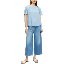 s.Oliver Leinenmixbluse mit Schleifendetail Blau 46