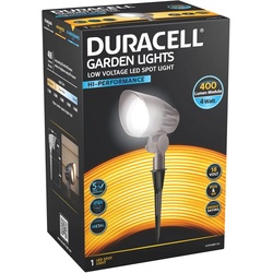 Duracell Niedervolt LED Garten Spot mit max. 400 Lumen, 4 Watt, Lieferung ohne das erforderliche Netzteil
