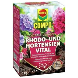 COMPO Rhodo- und Hortensien Vital, Spezial-Dünger, 1 kg, 21795