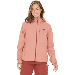 Softshelljacke WHISTLER "Osbourne", Damen, Gr. 44, rosa, 100% Polyester, unifarben, casual, ohne Ausschnitt, Langarm, Jacken, aus wind- und wasserdichtem Material