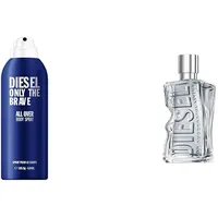 Diesel Only the Brave Body Spray 200ml + D by Diesel | Unisex | Parfum für Damen und Herren | Eau de Toilette | 50 ml