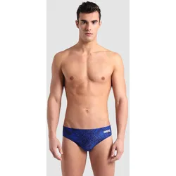 Badehose Slip Herren arena Hydrangea Bouquet Print - Team Navy - 128JR