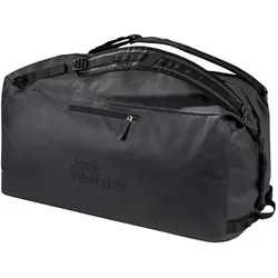 Reisetasche JACK WOLFSKIN "TRAVELTOPIA DUFFLE 85", grau (phantom), Polyester, Taschen