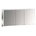 prime Aufputz-Lichtspiegelschrank 949706387 1400x700mm 3-türig aluminium/weiss
