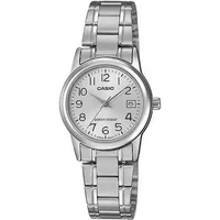 Casio LTP-V002D-7B Women's Standard Stainless Steel Silver Dial Date
