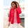 Casual Looks Blusenjacke CASUAL LOOKS, Damen, Gr. 54, rot, 100% Baumwolle, Jacken Blusenjacke