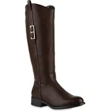 VAN HILL Reiterstiefel Anna in Braun - Gr.: 37