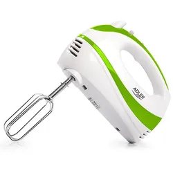 Camry Adler AD 4205G, Handmixer, Grün, Weiß, Schlagen, Mixen, Kunststoff, 300 W,