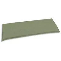GO-DE Bankauflage, Hellgrün, Textil, Uni, Füllung: Schaumstoff, Vlies, 48x6x115