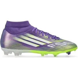 adidas F50 League Mid FG/MG Purple Rush / Cloud White / Lucid Lemon 45 1/3