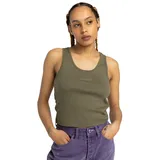 Element Tanktop "Yarnhill", Damen, Gr. L, grün (kalamata), Obermaterial: 95% Baumwolle, 5% Elasthan., Tops Tanktop