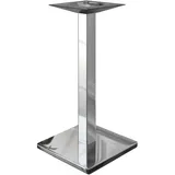 GGM Möbel GGMMÖBEL Madrid | B:T 50 x 50 cm | Säule: 8 cm | Edelstahl | Gastro Stehtischgestell, Stehtischgestell Edelstahl, Bartischgestell