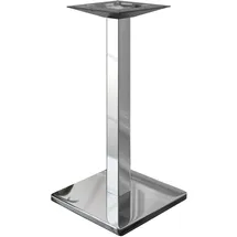 GGM Möbel GGMMÖBEL Madrid | B:T 50 x 50 cm | Säule: 8 cm | Edelstahl | Gastro Stehtischgestell, Stehtischgestell Edelstahl, Bartischgestell