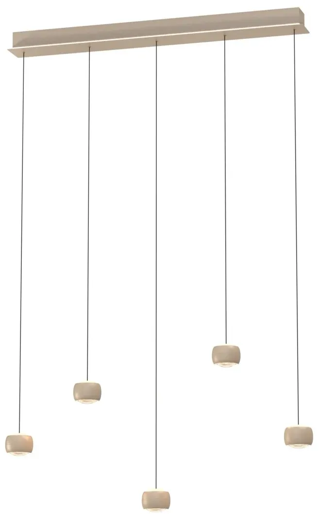 Geeti LED-Pendelleuchte QUIBERON - B/H/T ca. 85.00x180.00x6.50