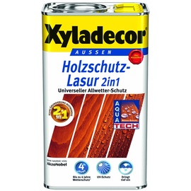 Xyladecor Holzschutz-Lasur 2 in 1 Palisander 5 l