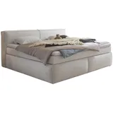 Esposa Boxspringbett 180 x 200 cm H3/H4 Silber