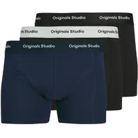JACK & JONES Unterhose VESTERBRO SOLID Trunks 3er Pack