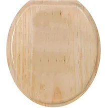 MSV WC Sitz Toilettendeckel Pinie Holz