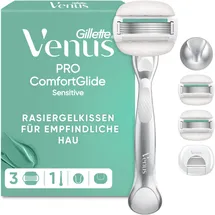 Gillette Comfortglide Sensitive Rasierer + 3 Klingen