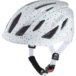 Alpina Pico Flash Youth 50-55 cm - white polka dots gloss