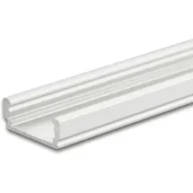 ISOLED LED Aufbauprofil SURF12 FLAT Aluminium eloxiert, 200cm