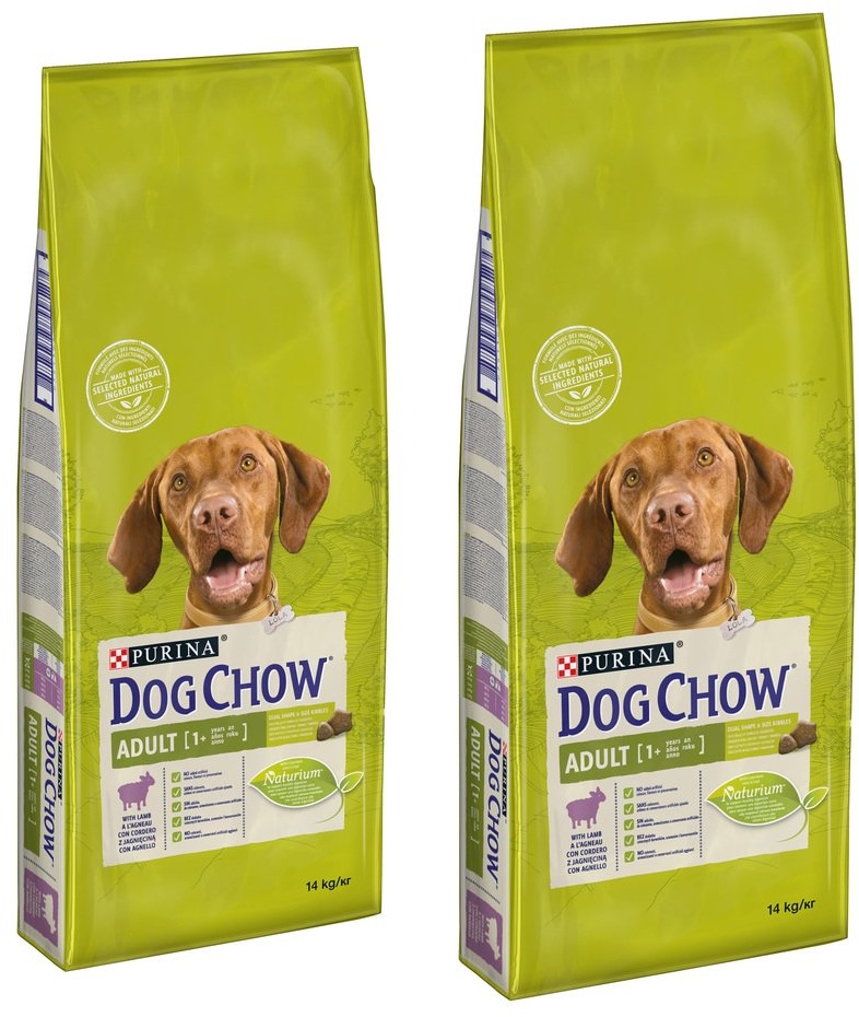 PURINA Dog Chow Adult Lamb & Rice  28 kg (2 x 14 kg)