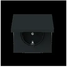 Busch-Jaeger Schuko-Steckdose 20 EUKB-45M Schwarz 1 St.