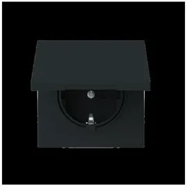 Busch-Jaeger Schuko-Steckdose 20 EUKB-45M Schwarz 1 St.