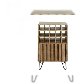 KAWOLA Weinschrank HORTA 56 x 90 x 35 cm Braun