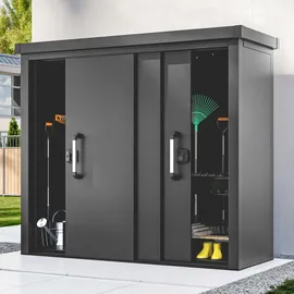 gfp garten- & freizeitprofi Gartenschrank 2,10 x 0,78 m Anthrazit
