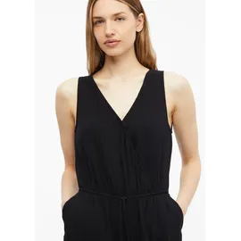 s.Oliver Overall aus Musselin mit elastischer Taille - schwarz - 38