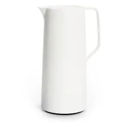 EMSA Motiva Thermoskanne, 1 Liter N4170400 , 1 Thermoskanne, Farbe: Weiß
