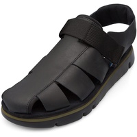 Camper Herren Oruga K100285 Flat Sandal, Schwarz 007, 46 EU - 46 EU